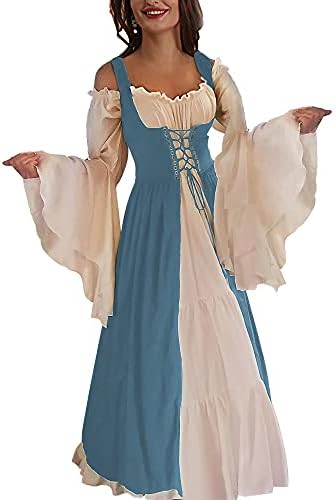 ABaoWedding Womens's Medieval Renaissance Costume Cosplay Over Dress