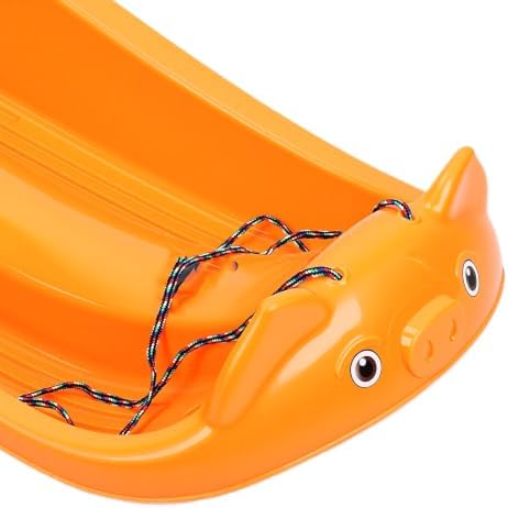 Toddler Snow Sled with Built in Brake System & Backrest