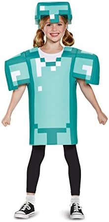 Disguise Armor Classic Minecraft Costume, Blue, Small (4-6)