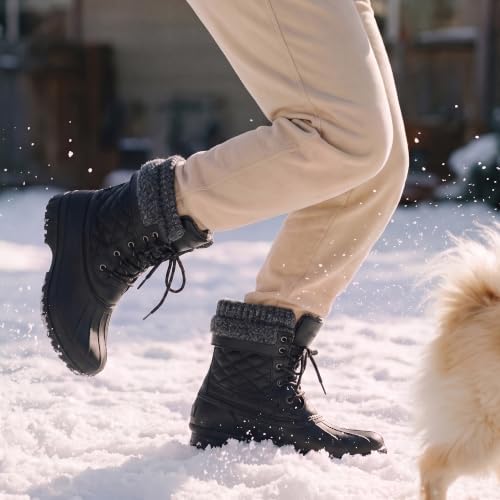 DREAM PAIRS Women's Winter Snow Boots - Classic Duck Boots