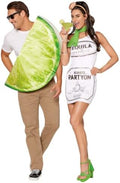 Spirit Halloween Adult Tequila and Lime Couple Costume | Matching Halloween Costumes | Tequila Dress and Lime Slice Outfit