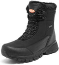 SHULOOK Men's Waterproof Winter Snow Boots: Insulated Warm Lined