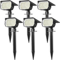 WENATY Solar Spot Lights Outdoor Waterproof Spotlights,6 Pack, Cool White