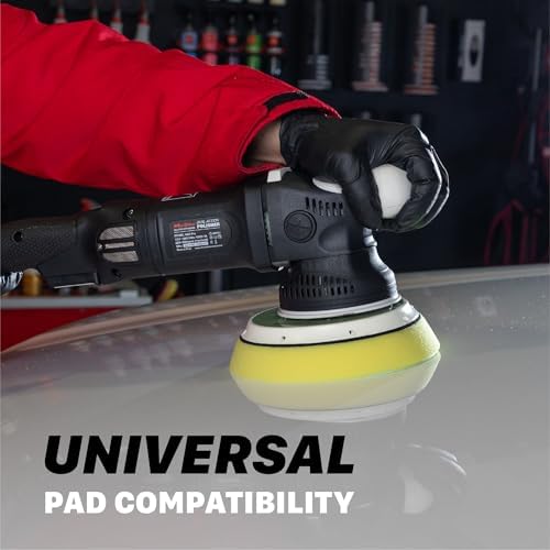 Maxshine M21 Pro Dual Action Polisher – 21mm Long Throw Random Orbital Buffer, 1000W Detailing Machine with 6″ Backing Plate –Variable Speed 2,200–5,000 OPM for Car, Truck, SUV & Boat Paint Correction
