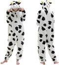 Snug Fit Unisex Adult Onesie Pajamas, Flannel Cosplay Animal One Piece Halloween Costume Sleepwear Homewear