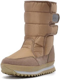 DADAWEN Women's Waterproof Frosty Snow Boot