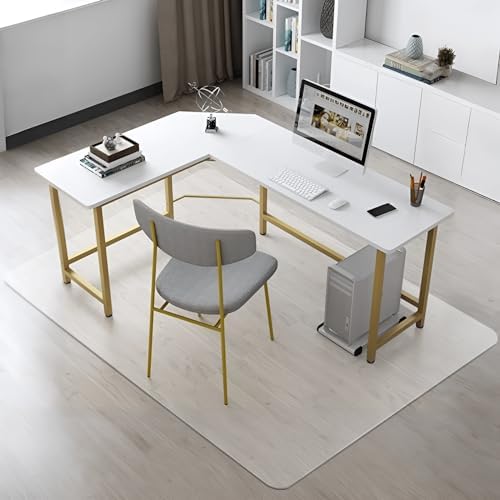 Kuyal Clear Chair mat for Hardwood Floor, 51 x 63 inches