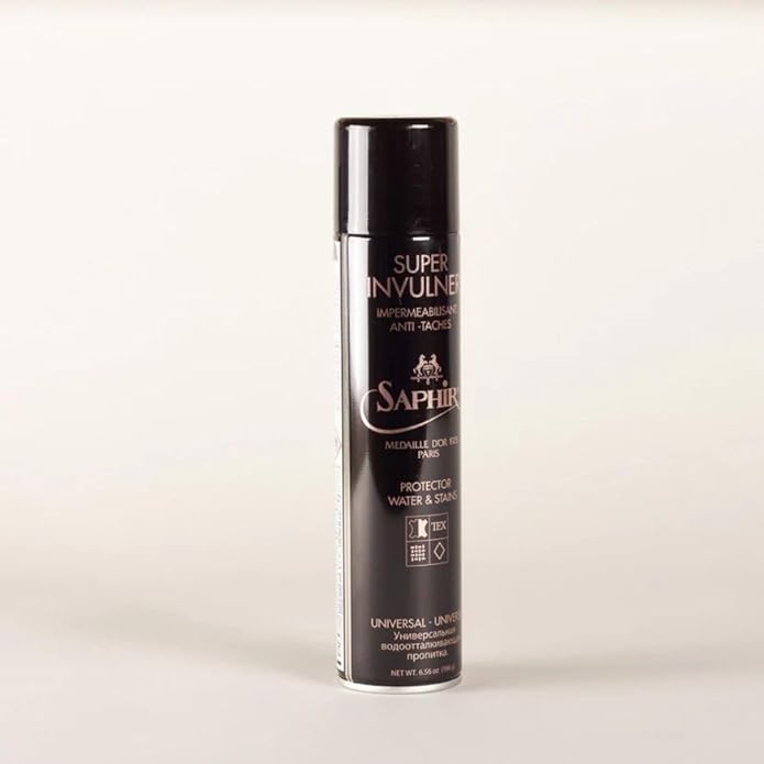 SAPHIR Medaille d’Or Super Invulner – Waterproof Spray for All Leather Shoes & Boots, Shoe Protector Spray – Neutral