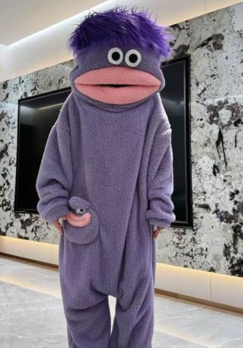 Big Mouth Monster Onesie Halloween Christmas Costume (not include shoes )