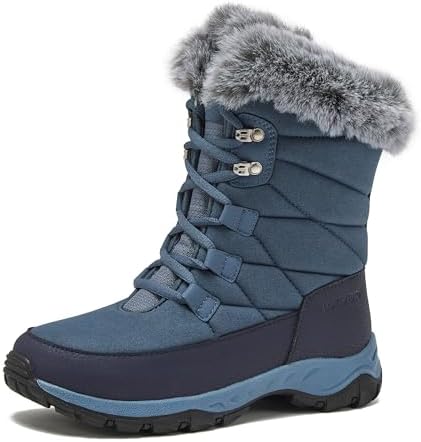 Lands' End Waterproof Insulated Womens Snow Boots, Winter Boots for Women