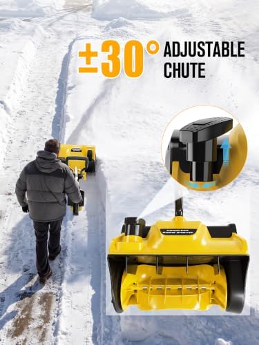 Cordless Snow Shovel Compatible with DeWalt 20V Max Battery (Bare Tool)