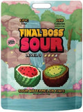 Final Boss Sour Fruit Candy, Watermelon Kiwi, Level 3, 1 Pack