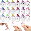 Thenshop 24 Pcs Halloween Clear Ghost Balls 6 Style Halloween Party Favors