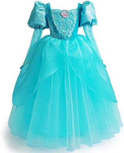 Girls Cinderella Costumes Halloween Princess Dress Up Fancy Birthday Party Ball Gown