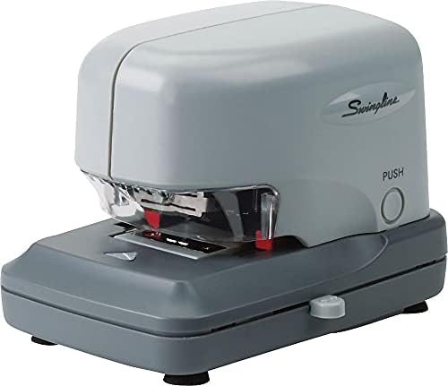 Swingline Electric Stapler, High Volume, 30 Sheet Capacity, Jam Free Stapling, Includes 5000 Staples, Gray (69001)