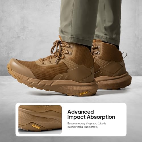 NORTIV 8 Men's Waterproof Military Tactical Work Boots