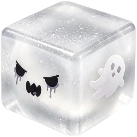 Halloween Ghost Squishy Toy, Cute White Ghost Squeeze Toy, Soft Slow Rising Squishy, Halloween, Spooky Gift & Halloween Decor(White1)
