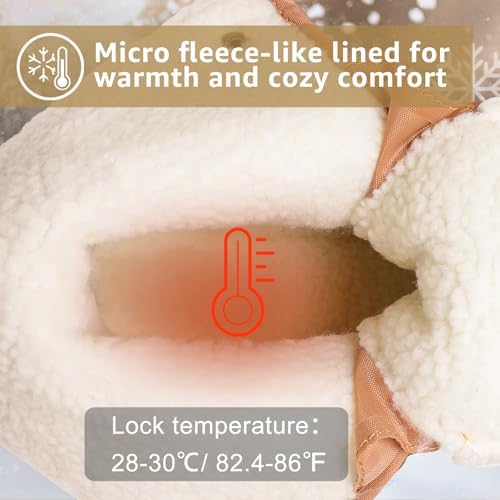 STQ Womens Winter Duck Boots Waterproof Cold Weather Snow Boots