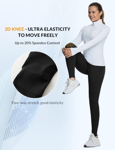 baleaf Women's Ski Pants Thicker Fleece Line Winter Snow Leggings