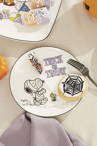 Lenox Great Pumpkin Halloween Accent Plates, Appetizer Plate Set for 4