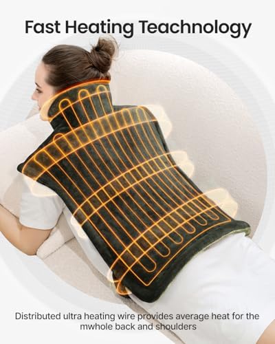 RENPHO Heating Pad for Neck Shoulders Back, Christmas Gift for Women & Men