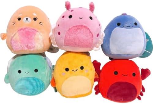 Squishmallows Mystery 10" & 8" 3-Squish Value Pack - Get a Large & Two Small Jazwares Plush for Less - Collectible Soft & Squishy Stuffed Animal Toy - Gift Set for Kids, Girls & Boys