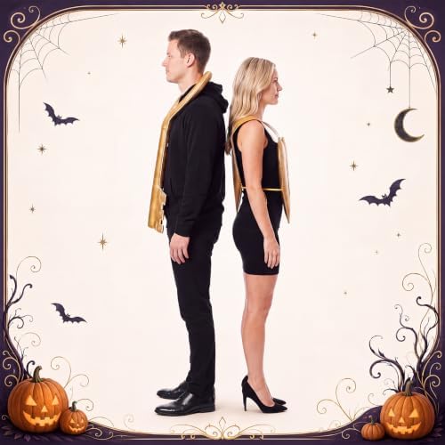 HooLing 2 Pcs Halloween Couple Costume