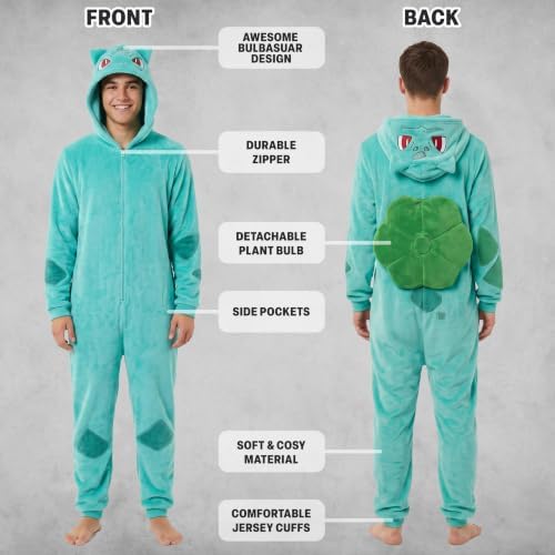 Get Trend Pokemon Anime | One-Piece Pajamas for Men Teens, S-2XL