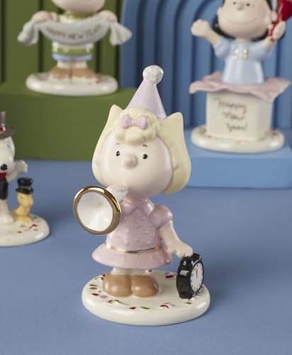 Lenox 866598 Peanuts 5-Piece Happy New Year Figurine Set by, Decorations, Indoor Decor, Collectible Figures