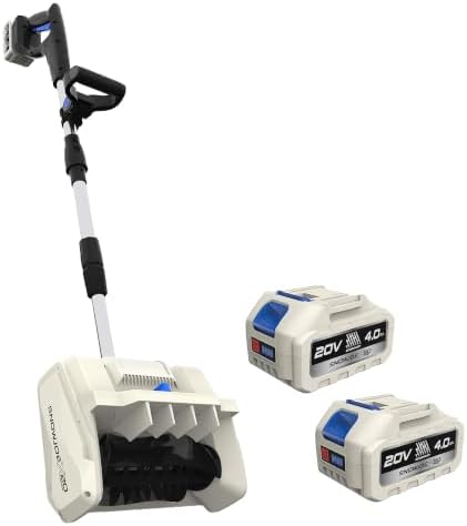 Snow Joe 20V Cordless Electric Snow Shovel, 10 Inch Wide, With 2 Batteries