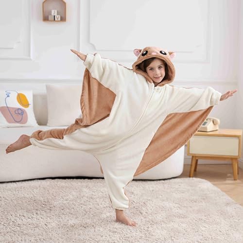 SimZoo Kids Animal Onesie Pajamas Halloween Costumes Cosplay 4-13Y