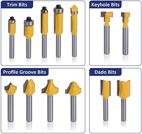 MNA 70 Piece Router Bits Set
