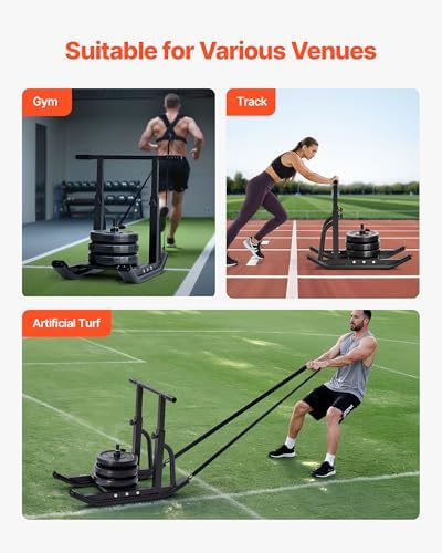 VEVOR Weight Sled,Workout Sled for Push-Pull Running & Strength Training