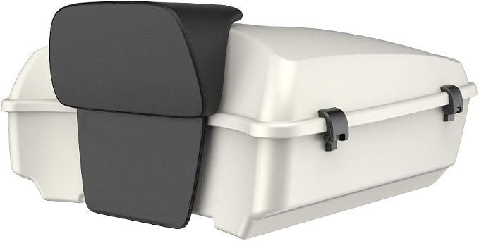 Advanblack Road Glide Tour Trunk Pack Bonneville Salt Denim Chopped Tour Trunk Pack Backrest Pad for '97-'25 Harley Touring Road King Street Glide Electra Glide CVO models
