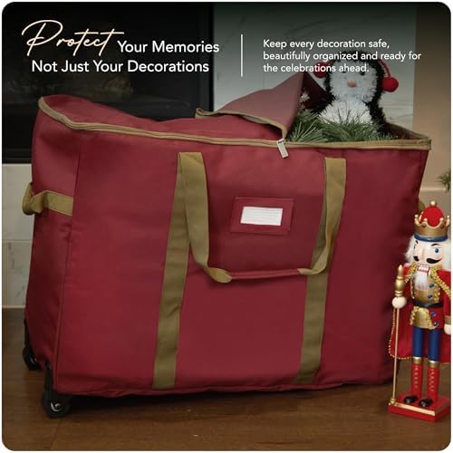 Covermates Rolling Treasurekeeper Storage Bag, 19.25" L x 13" W x 12.5" H