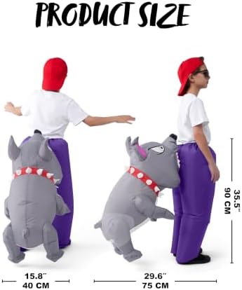 Spooktacular Creations Halloween Inflatable Dog Costume for Kids