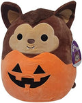 Squishmallow Official Kellytoy Halloween Squishy Soft Plush Toy Animals (Brown/Orange, Wade Werewolf, 5 Inch)