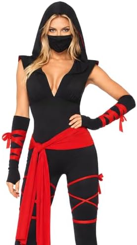Leg Avenue Women's 4 Pc Deadly Ninja Costume