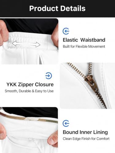 FREE SOLDIER Men's Outdoor Softshell Snow Ski Pants