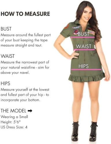 Leg Avenue womens Licensed Top Gun Flight Dress Costume