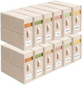 Sheet Organizers and Storage for Linen Closet, 12Pack Beige