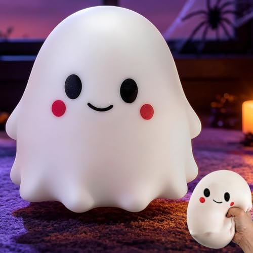 Halloween Ghost Squishy Large Soft Slow Rising Squeeze Fidget Male Female Styles 2026 Cute Ghost Squeeze, Halloween Stress Relief，Male