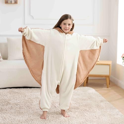 SimZoo Kids Animal Onesie Pajamas Halloween Costumes Cosplay 4-13Y