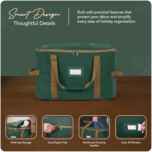 Covermates Treasurekeeper Storage Bag, 25.5" L x 13" W x 12.5" H, Green