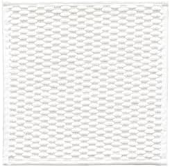 TYUU Small Bathroom Rugs, Non Slip Washable Bath Rugs Super Absorbent Bathroom Rug Thin Quick Dry Low Pile Bath Mats, White 12"x12"