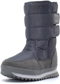 DADAWEN Women's Waterproof Frosty Snow Boot