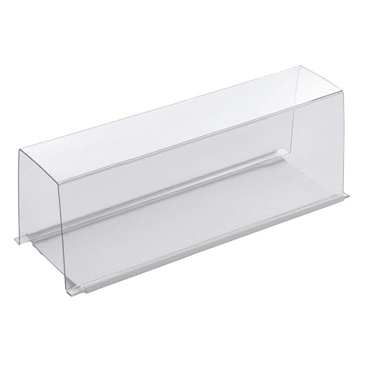 HUBERT Acrylic Tong Holder - 6"L x 1 1/2"W x 3 3/4"H