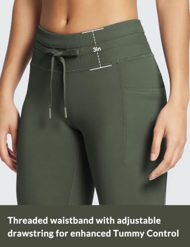 baleaf Women's Fleece Lined Leggings Tights Water Resistant Hiking Pants