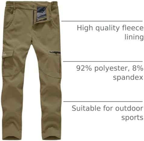 Gopune Women's Waterproof Windproof Outdoor Hiking Snow Ski Insulated Pants