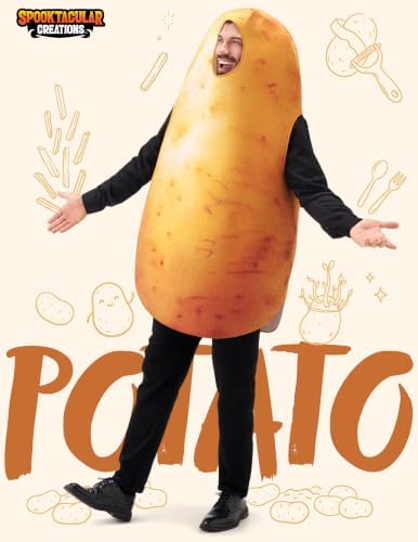 Spooktacular Creations Halloween Unisex Fruit Vegetable Costume Adult, Fun Food Costume for Themed Parties